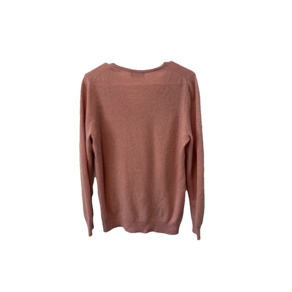 Charter Club 100% cashmere Luxury Soft Pink V-Neck Sweater Sz XL - Picture 12 of 12
